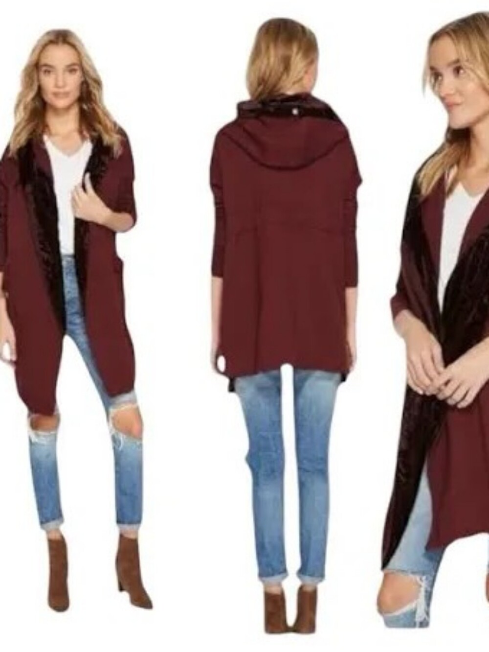 Free People westwood hooded oversized cardigan